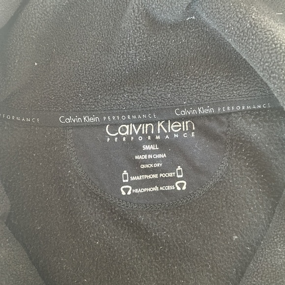 Black Calvin Klein performance zip up jacket - Picture 4 of 6
